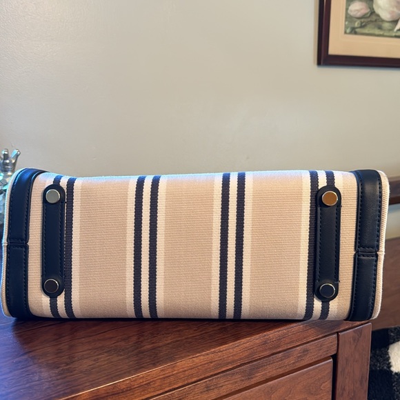 NW tags removed - Kate Spade ♠️ striped fabric and leather tote - Picture 7 of 17
